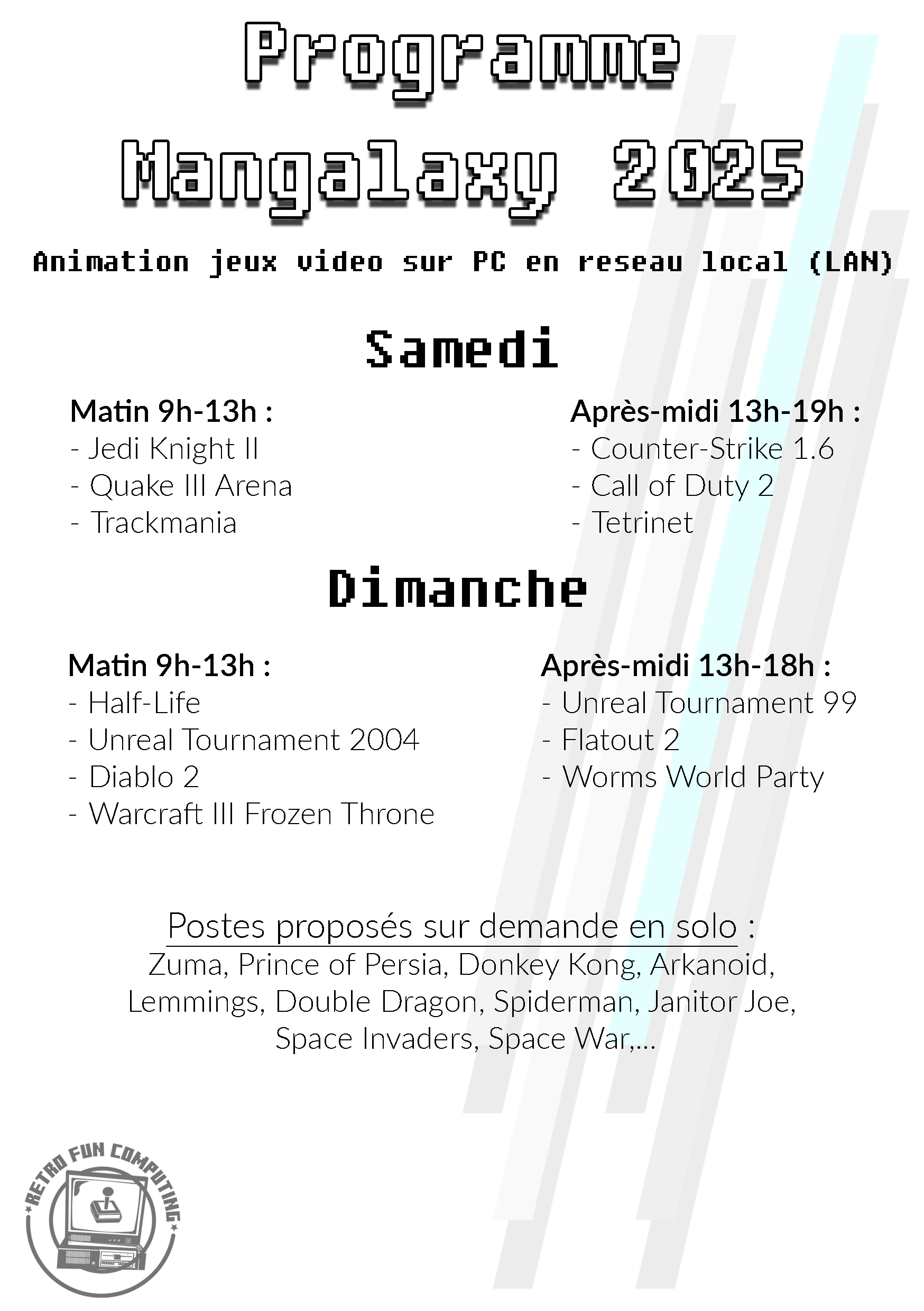 Viver l’expérience authentique des LAN rétro !